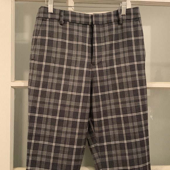 Mo&co designer plaid gray pant suit trousers - medium/large - Picture 3 of 11